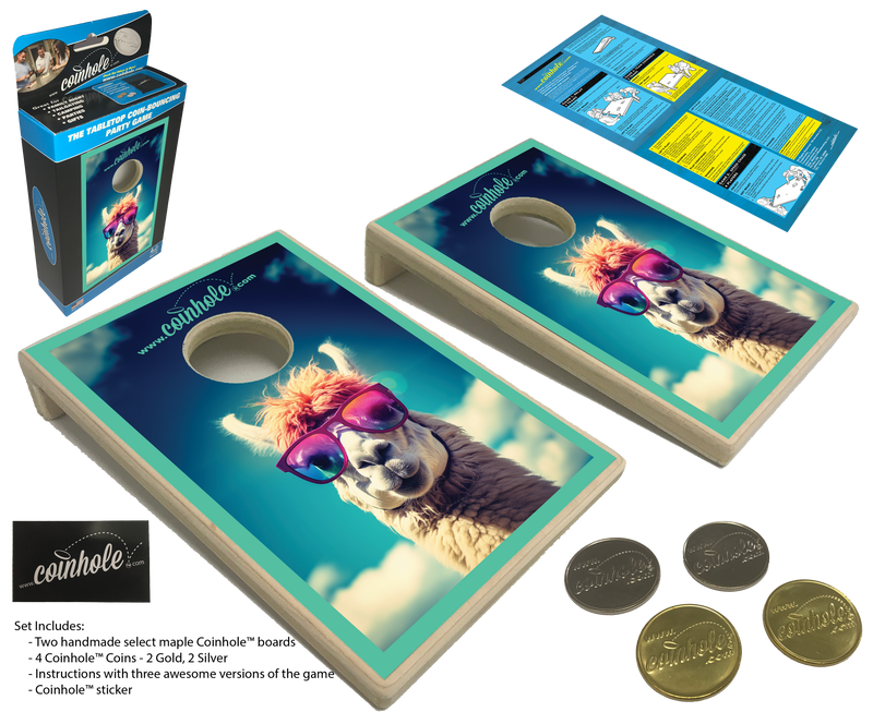 Llama Coinhole® Game Set - ★★★★★