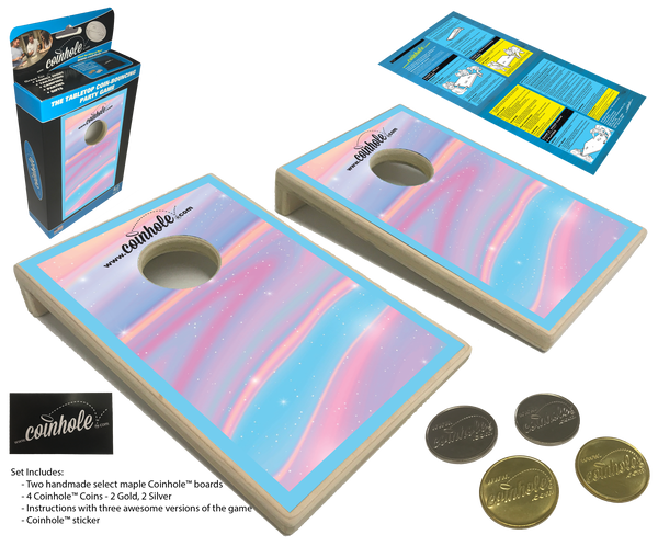 Marble Coinhole® Tabletop Game Set