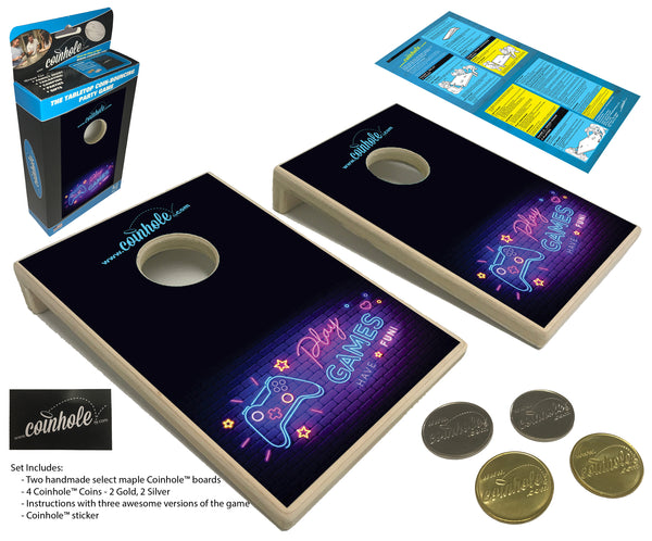 Video Game Coinhole® Game Set