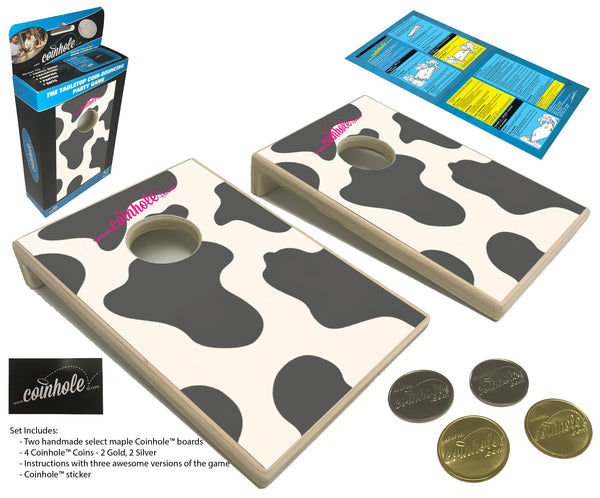 Cow Spots Coinhole® Tabletop Game Set