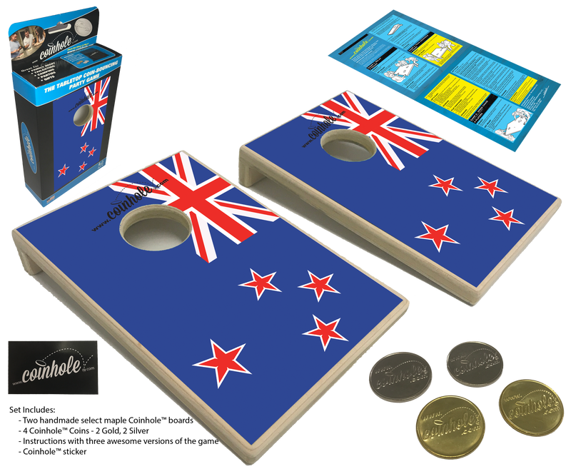 New Zealand Flag Coinhole® Game Set