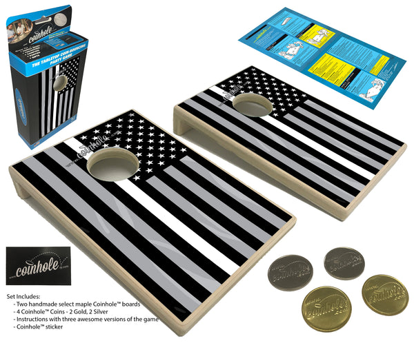 Thin White Line Flag Coinhole® Game Set