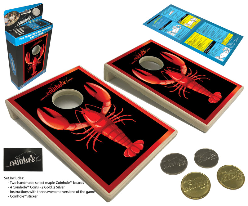 Lobster Coinhole® Tabletop Game Set