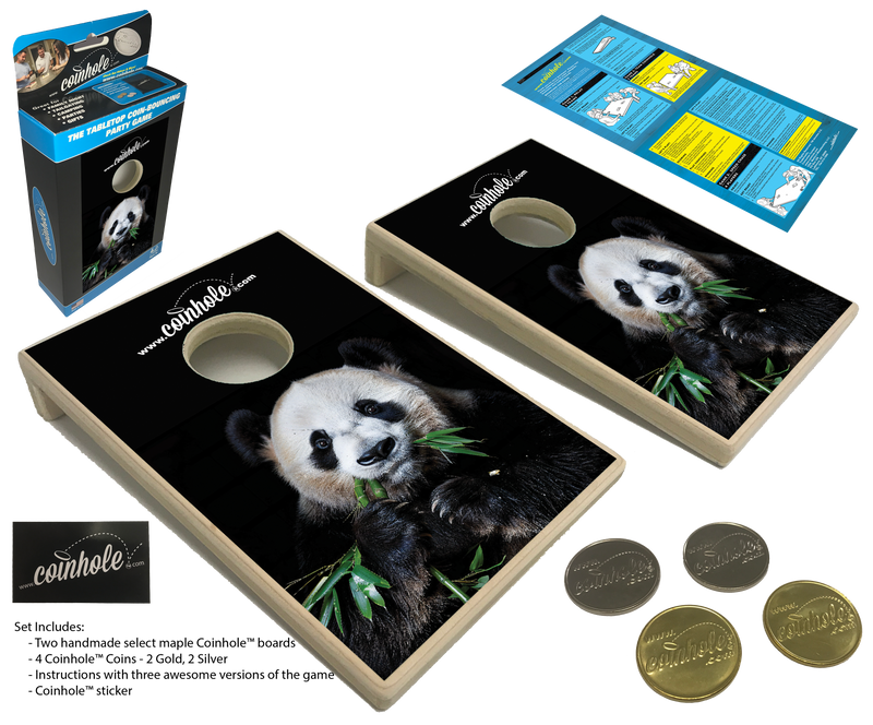 Panda Coinhole® Tabletop Game Set