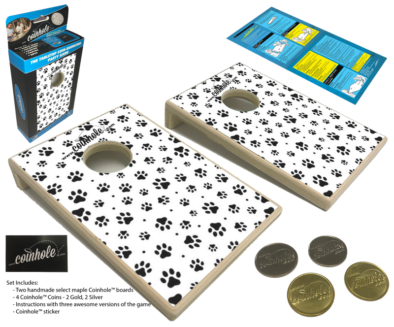 Paw Print Coinhole® Game Set - ★★★★★