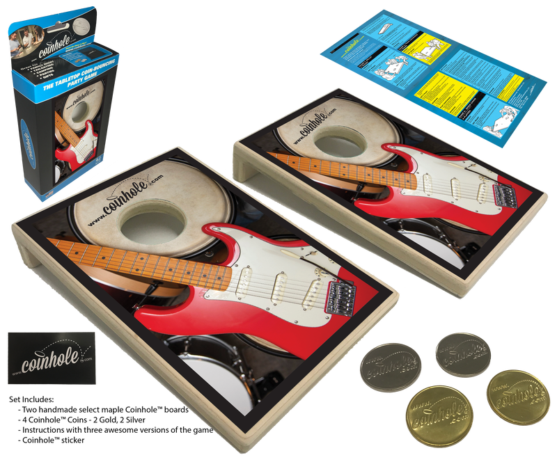 Rock N Roll Coinhole® Tabletop Game Set