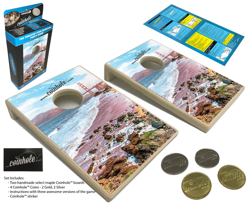 San Fransico California Coinhole® Tabletop Game Set