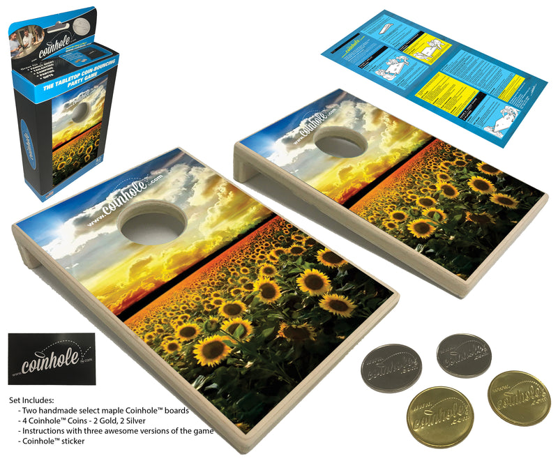 Sunflower Coinhole® Tabletop Game Set