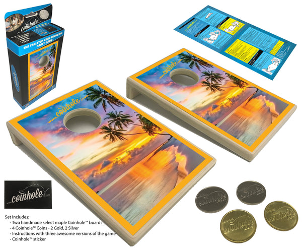 Sunset Beach Coinhole® Game Set