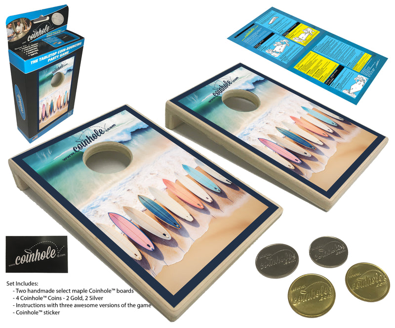 Surf Coinhole® Tabletop Game Set