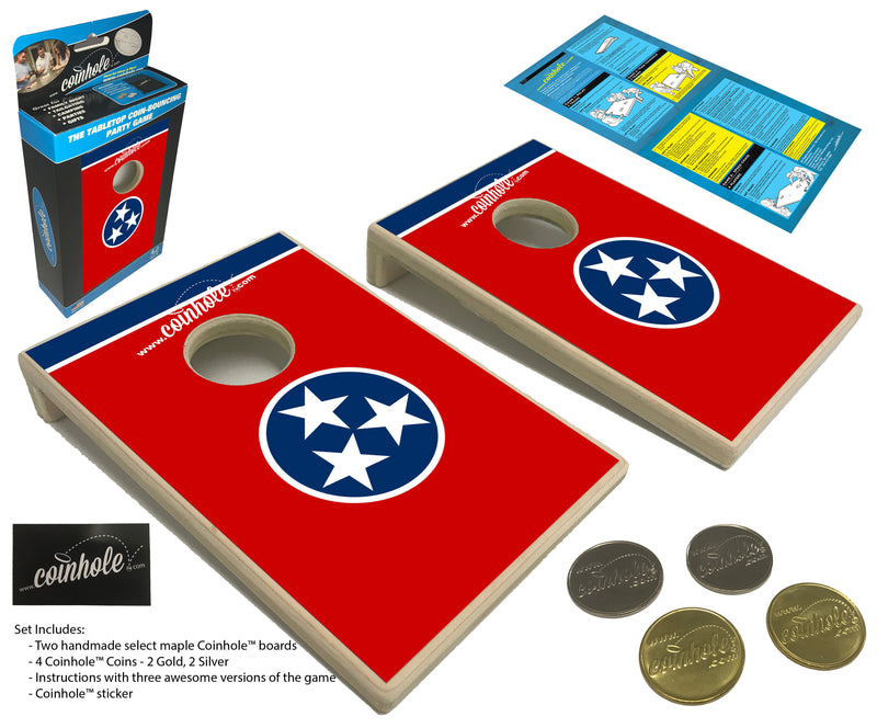 Tennessee State Flag Coinhole® Game Set