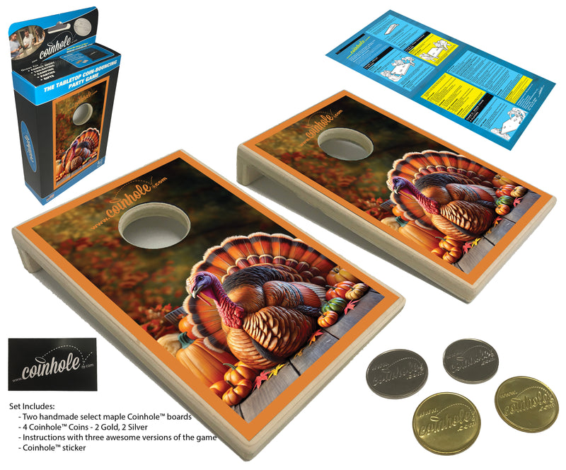 Thanksgiving Coinhole® Tabletop Game Set