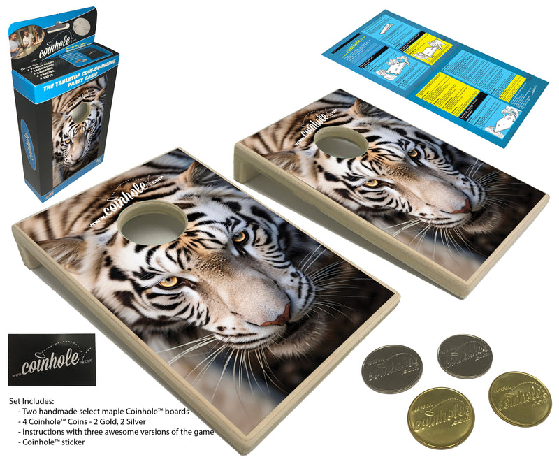 Tiger Coinhole® Tabletop Game Set