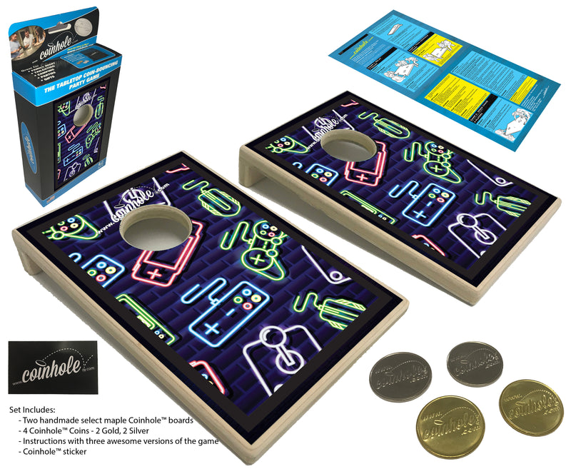 Video Games Coinhole® Tabletop Game Set