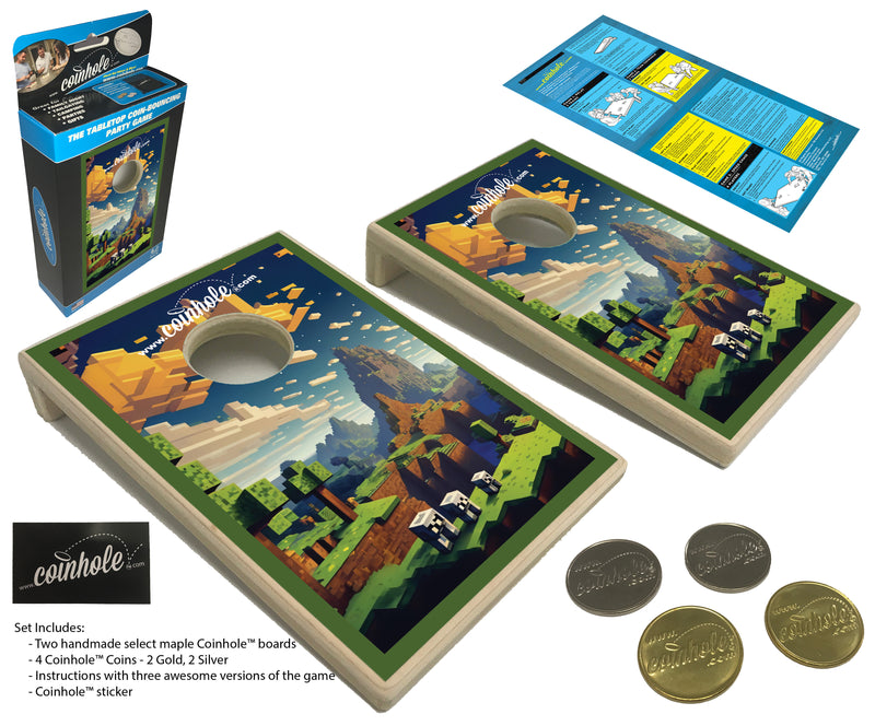 Video Gaming 2 Coinhole® Tabletop Game Set