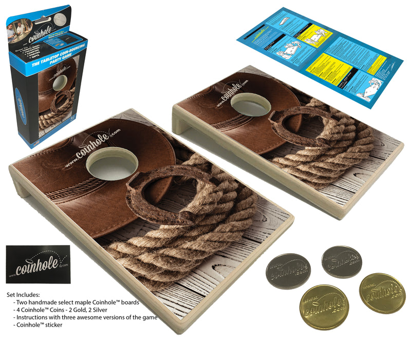 Western Coinhole® Tabletop Game Set