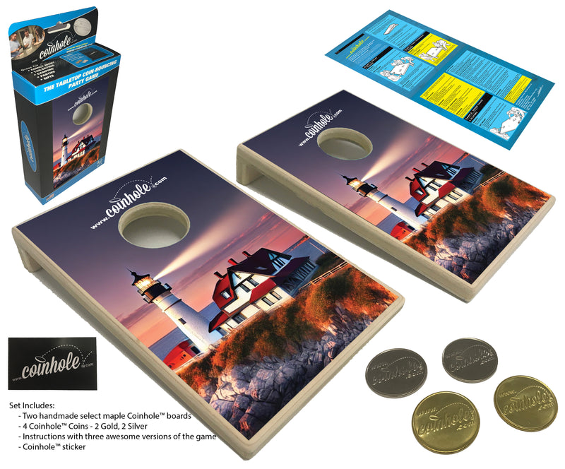 Lighthouse Coinhole® Tabletop Game Set