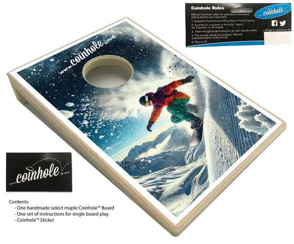 Snowboard Coinhole® Single Board