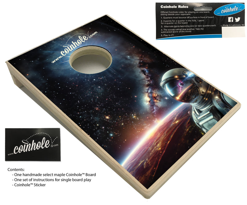 Spaceman Coinhole® Single Board