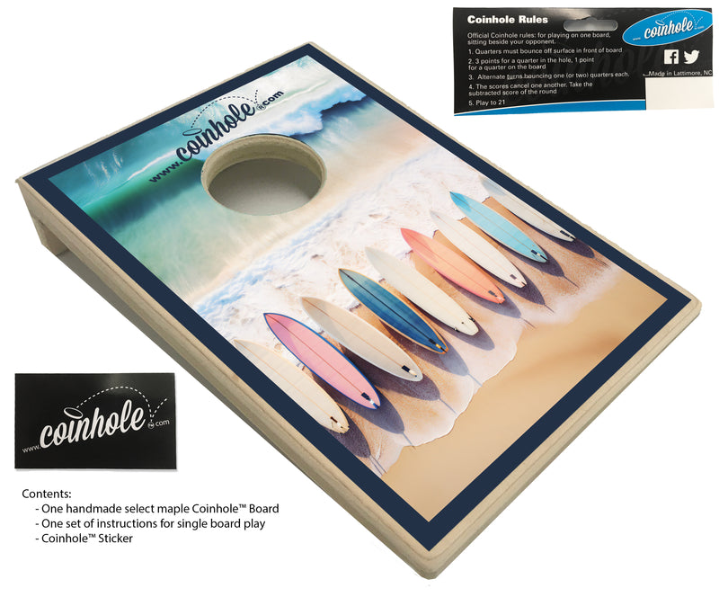 Surf Coinhole® Single Board