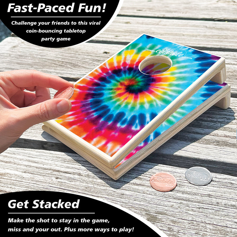 Tie-Dye Coinhole® Full Game Set