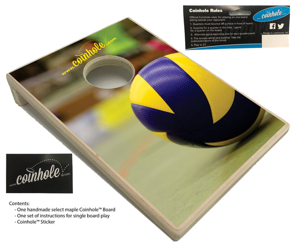 Volleyball Coinhole® Single Board