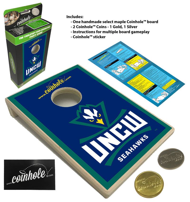 University of North Carolina Wilmington Coinhole® Single Board