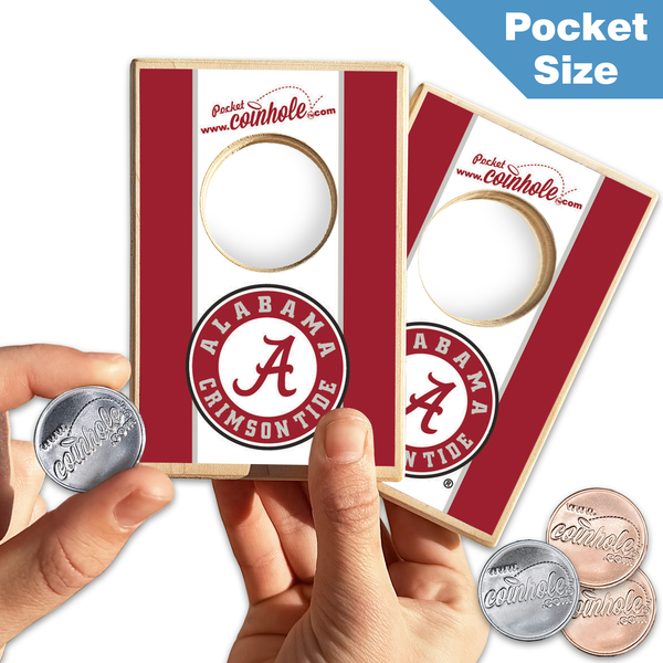 Alabama Crimson Tide POCKET Coinhole®