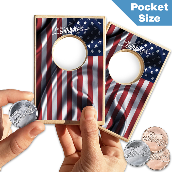 American Flag POCKET Coinhole®