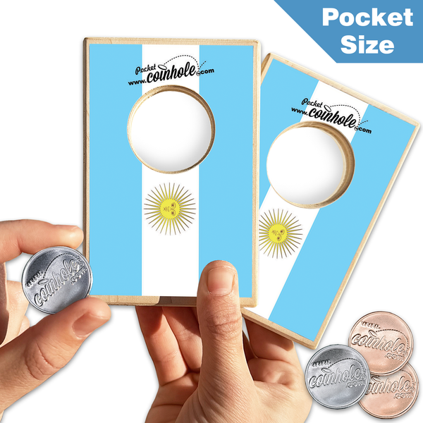 Argentina Flag POCKET Coinhole®