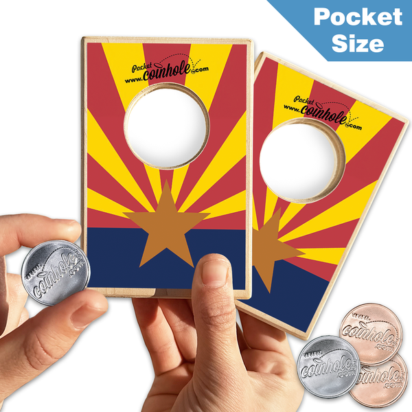 Arizona State Flag POCKET Coinhole®