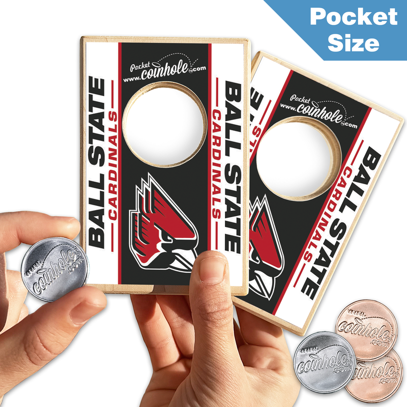 Ball State Cardinals POCKET Coinhole®