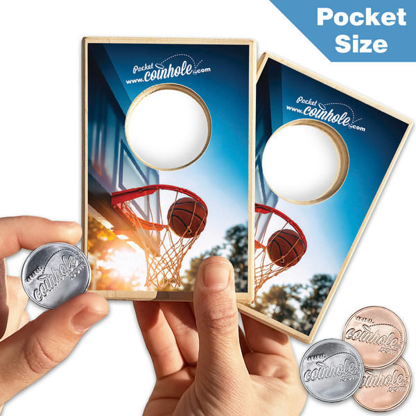 Basketball Hoop POCKET Coinhole®