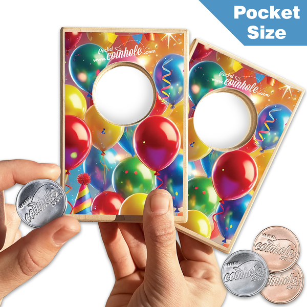 Birthday Balloon POCKET Coinhole®