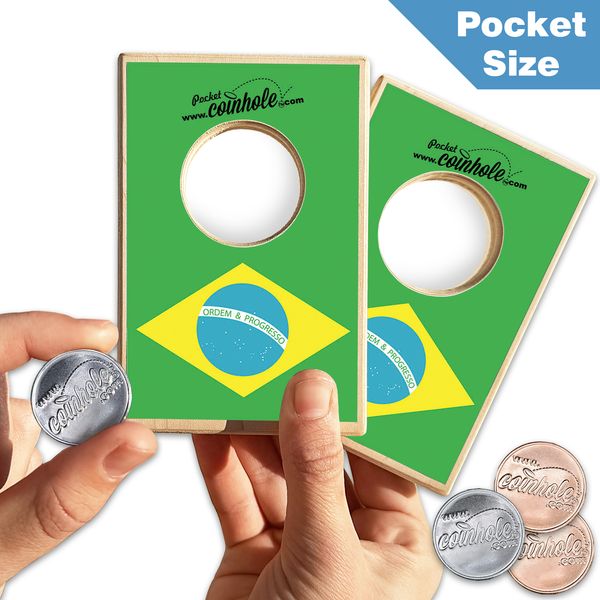 Brazil Flag POCKET Coinhole®