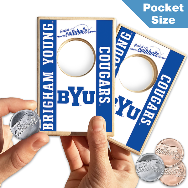 Bringham Young POCKET Coinhole®