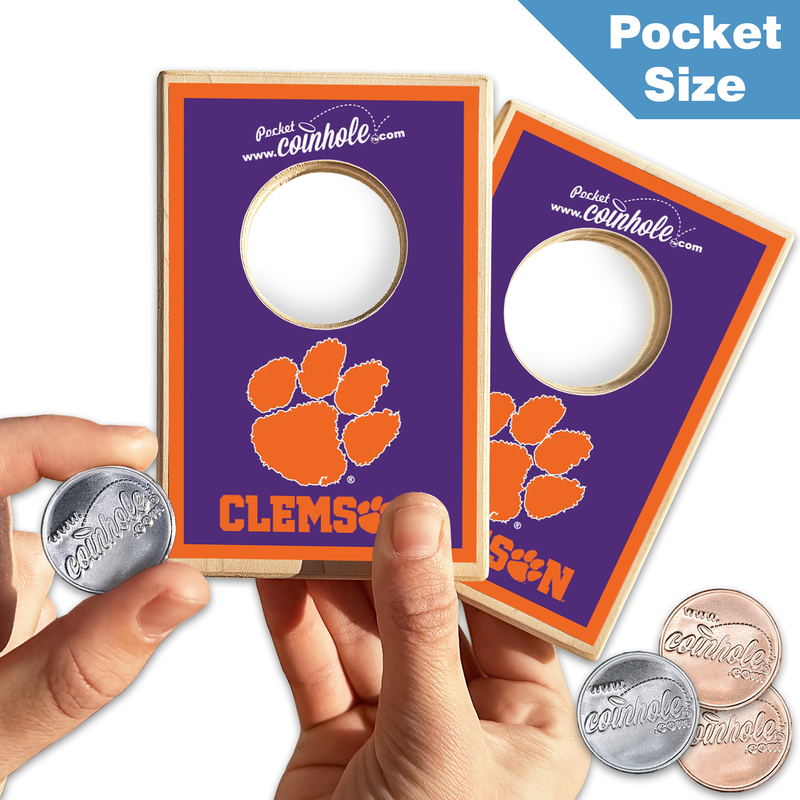 Clemson University POCKET Coinhole®