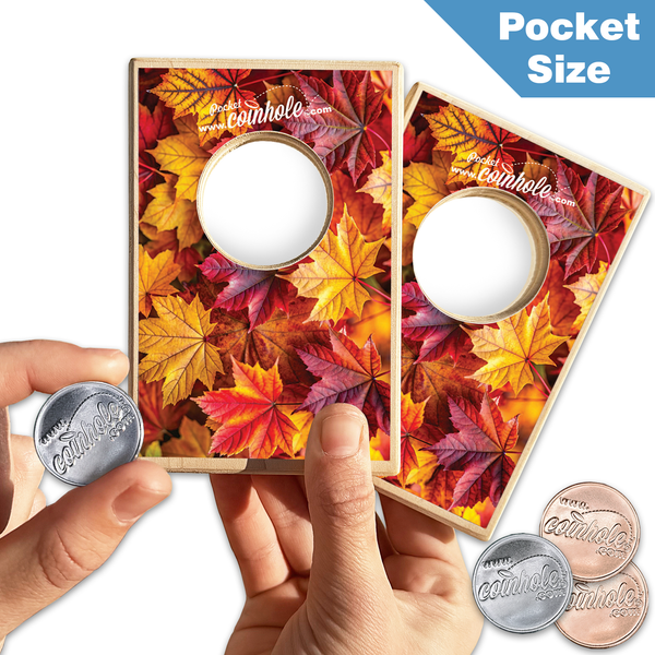 Fall Leaves POCKET Coinhole®