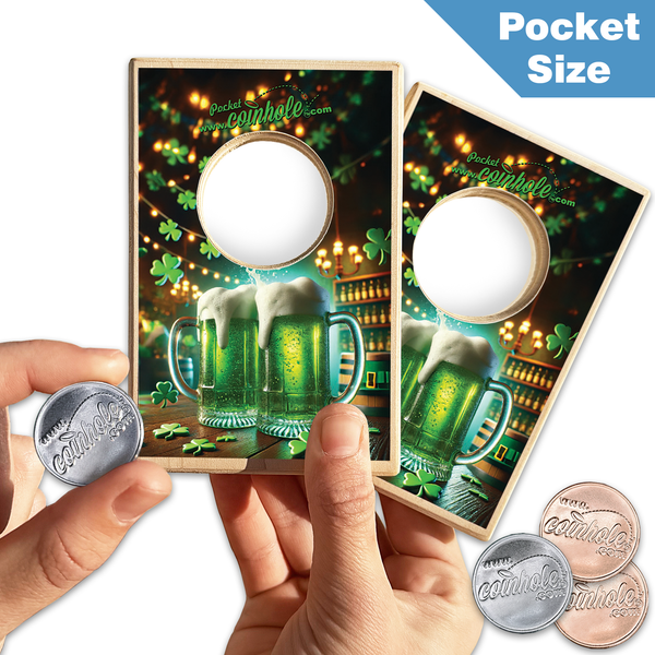 Green Beer POCKET Coinhole®