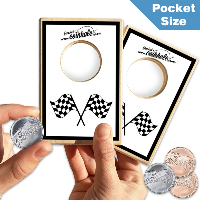 Racing Flag POCKET Coinhole®