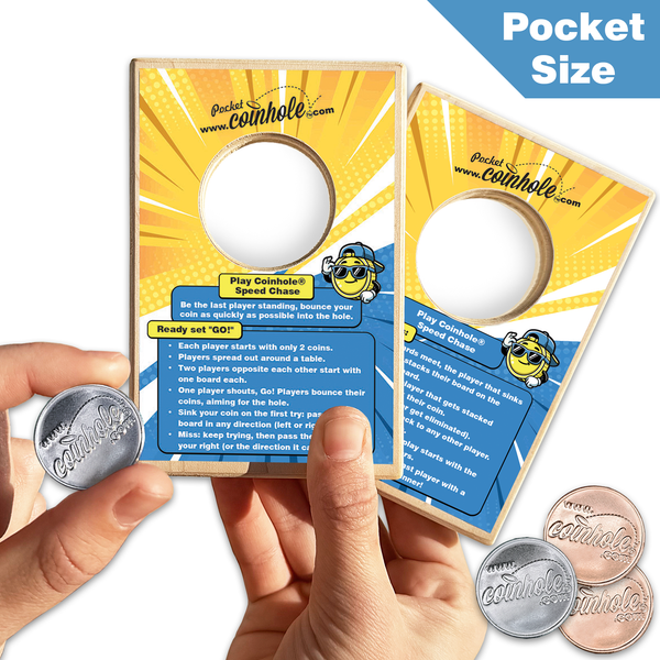 Official Speed Chase Rules POCKET Coinhole®