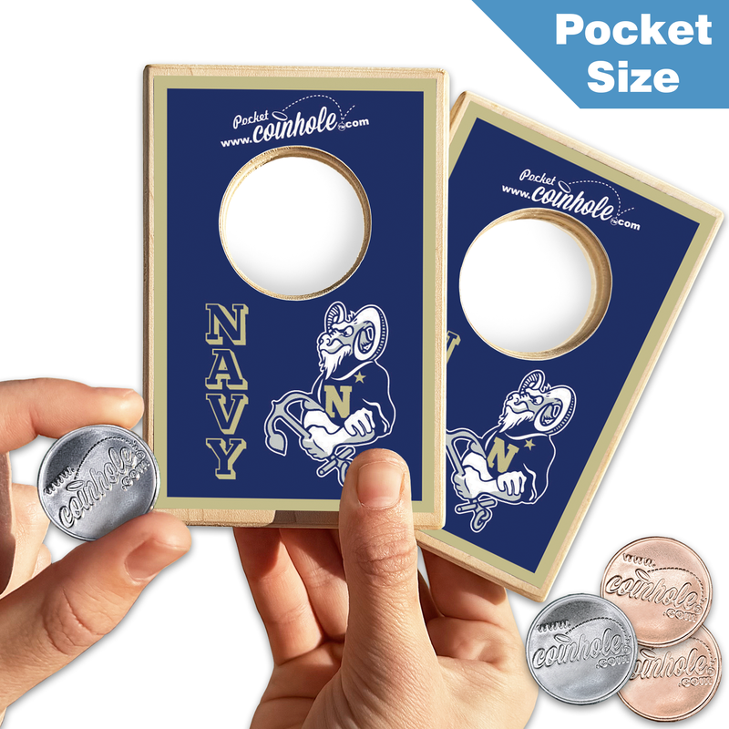 US Naval Academy POCKET Coinhole®